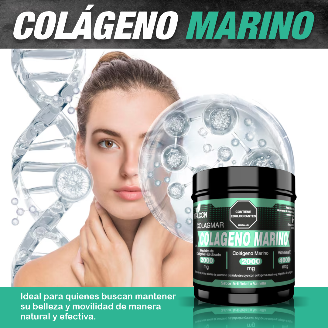 Colagmar: Renueva tu Piel y Articulaciones con Colágeno Marino