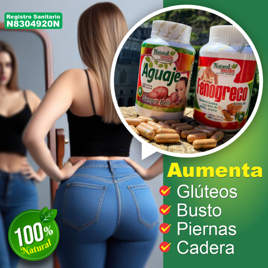 Kit Aguaje y Fenogreco para Realzar Tus Curvas Naturalmente